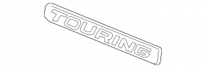 Honda Accord 13-17 Trunk Lid TOURING Emblem