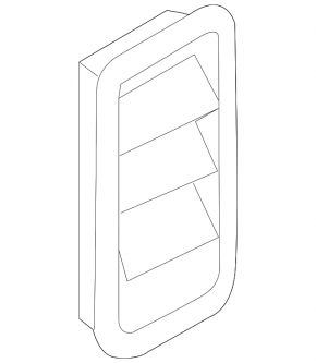 Left ventilation shield VW Tiguan 18-24