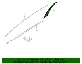 Front left side door trim for Hyundai Sonata 15-19