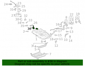 Fuel level sensor Toyota Camry v40 07-11 3.5 Japan built