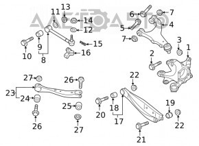 Subaru Forester camber bolt 19-24 SK