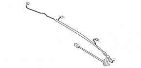 Wiring for the rear bumper of the Mercedes W164 ML 08-11 for parking sensors