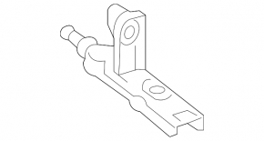 Muffler bracket rear right Mercedes W213 E 17-23 2.0T, 3.0T