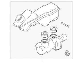 Infiniti QX50 19-24 Master Cylinder with Reservoir
