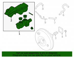 Infiniti QX50 19-24 Master Cylinder with Reservoir