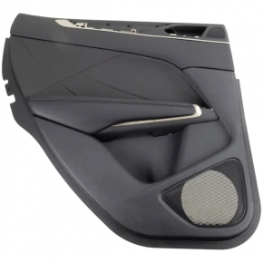 Lincoln MKC 15-19 rear left door panel, black leather
