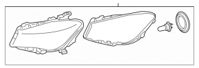 Headlight front right Mercedes CLA 14-19 complete xenon