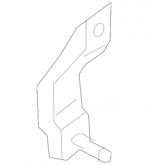 Exhaust manifold bracket rear right BMW X5 F15 14-18