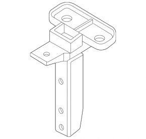 Rear left on-board charger bracket for Nissan Ariya 23-25
