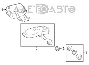 Lexus ES300h ES350 19-19 Wheel Pressure Sensor