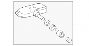 Wheel pressure sensor for Toyota Avalon 07-12