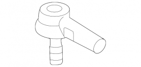 Steering tip left Toyota Highlander 03-07 CTR