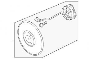 Left cooling fan for Audi A8 10-18, 11 blades