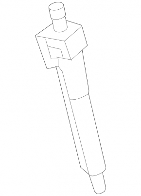 Audi E-Tron 19-23 trunk window washer nozzle