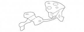 Subaru b9 Tribeca hood latch with release lever