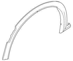 Front right fender arch trim Infiniti QX60 22-26