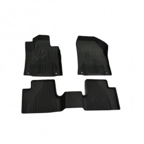 Set of floor mats for Jeep Cherokee KL 14-15 rubber