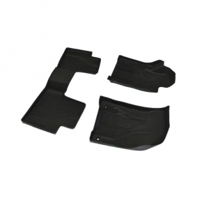 Set of floor mats for Jeep Cherokee KL 14-15 rubber