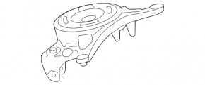 Shock absorber support front right Audi A4 B8 08-16