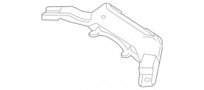 Lower radiator bracket Mercedes GLS-class X166 13-19