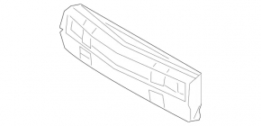 Mercedes W211 front bumper absorber (restored)