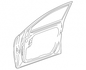 Mercedes W221 front right door bare