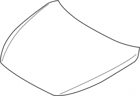 Infiniti Q60 17-20 bare hood