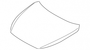 Infiniti Q60 17-20 bare hood