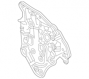 Mazda CX-9 16-23 rear right inner door panel