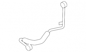Audi Q3 15-18 turbocharger cooling pipe supply