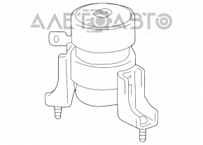 Front engine mount Toyota Camry v55 15-17 2.5 usa
