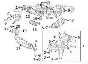 Honda Insight 19-22 Air Filter Housing Lower Cover