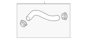 Cooling pipe lower Kia Soul 14-19 1.6