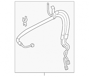 High pressure hose power steering Subaru Outback 10-14 2.5