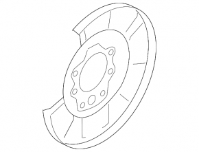 Brake Disc Cover Rear Right Nissan Rogue Sport 17-19