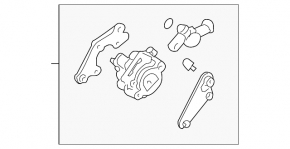 Power steering pump Lexus RX300 RX330 04-06