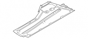 Right underbody protection for BMW 5 G30 17-23