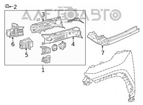 Front right quarter Toyota Rav4 19-