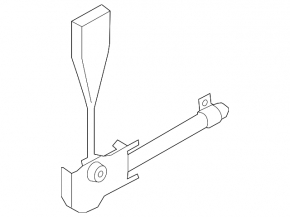 Driver's seat belt tensioner Audi A3 8V 15-16 4d