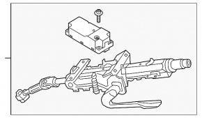 Steering column with universal joint Audi Q3 83A 19-25