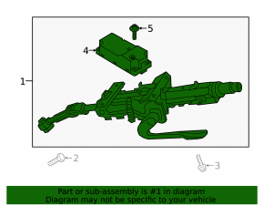 Steering column with universal joint Audi Q3 83A 19-25