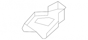 Front Bumper Bracket Central Nissan Pathfinder 13-20
