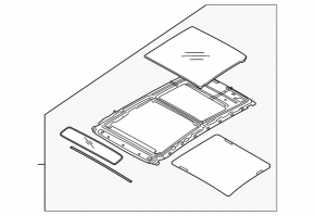Panoramic mechanism for the Hyundai Tucson 22-25 frame