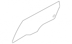 Front left door glass for Kia Sorento 21-24 HEV, PHEV