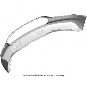 GMC Terrain 18-21 front bumper lip in body color, under fog lights