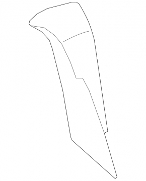 Right outer headlight trim for Audi A5 F5 20-25 5D