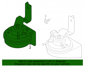 Kia Niro 23-24 low beam with bracket