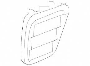 Left ventilation shield Hyundai Sonata 15-19