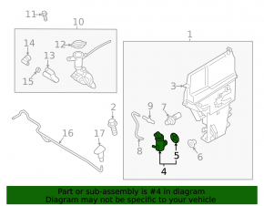 Kia K5 21-26 Windscreen Washer Motor