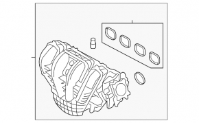 Intake manifold Ford Transit Connect MK2 13-22 2.5
